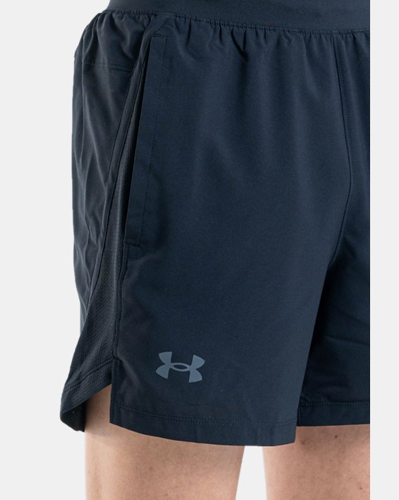 Men's UA Launch Run 5" Shorts in Black image number 3